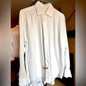 Yves Saint Laurent Men’s 16.5 White Dress Shirt